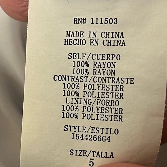 Love Reign Multi Color Dress Size 5 - Picture 8 of 9